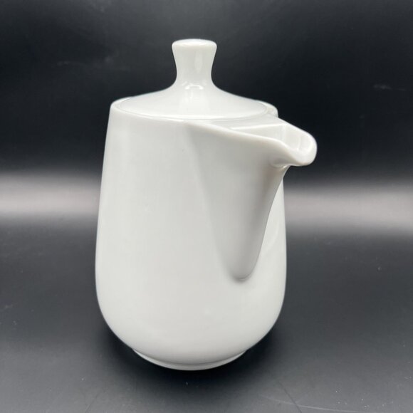 Vintage Mid-Century Melitta Germany Porcelain Teapot Coffee Pot Carafe No Drip - Picture 3 of 13